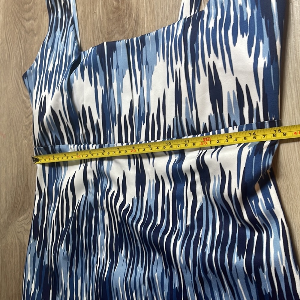 Calvin Klein Dress | Size 8 | Blue, Black & White - Picture 9 of 10